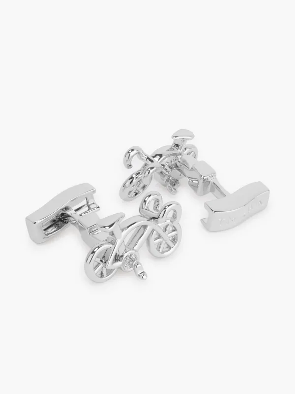 The Bicycle Cufflinks sold by T.M.Lewin