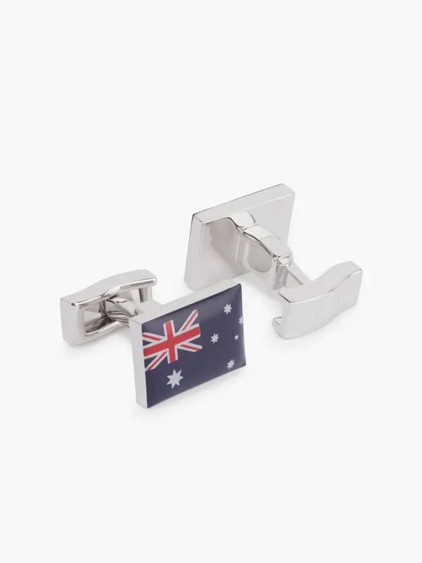 The Australia Rectangle Cufflinks sold by T.M.Lewin