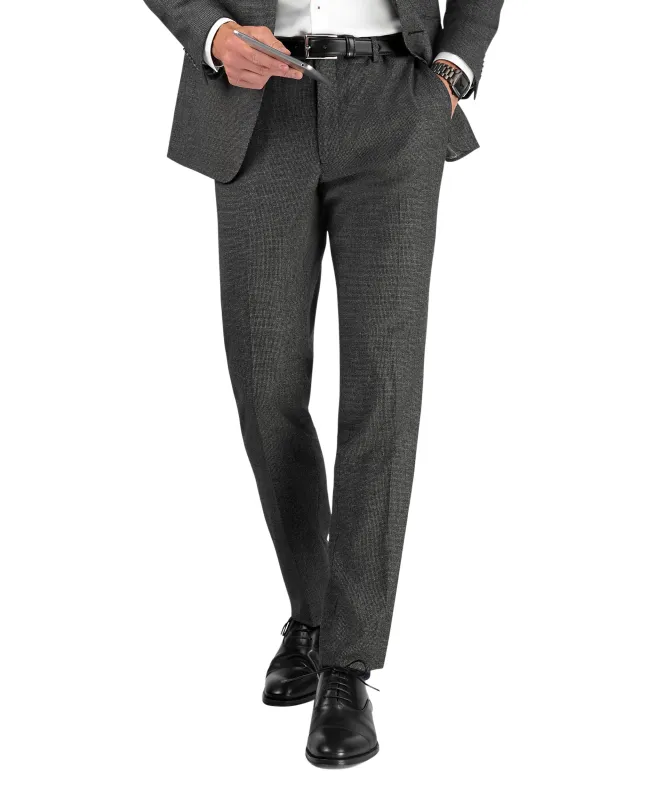 Laver Puppytooth Charcoal Trousers sold by T.M.Lewin