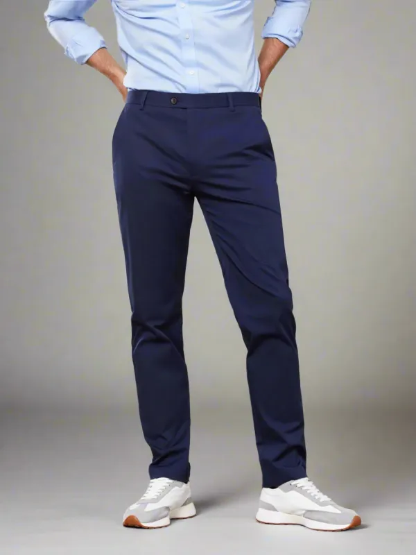 Radcliffe Slim Fit Blue Chino sold by T.M.Lewin