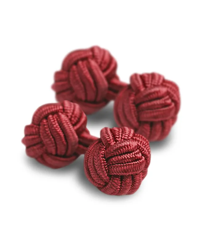 Silk Round Knots Red sold by T.M.Lewin