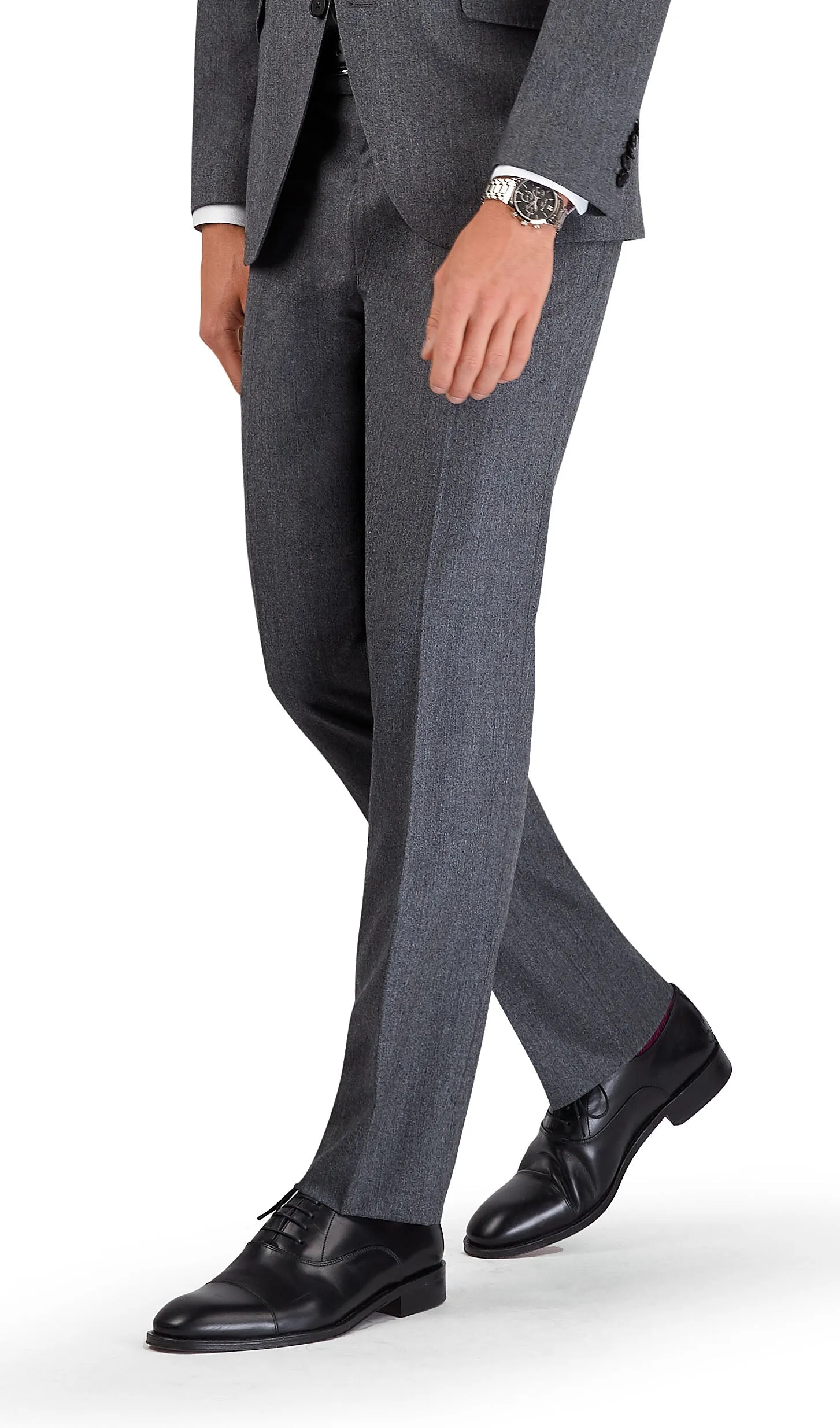 Banksy Brushed Wool Trouser sold by T.M.Lewin