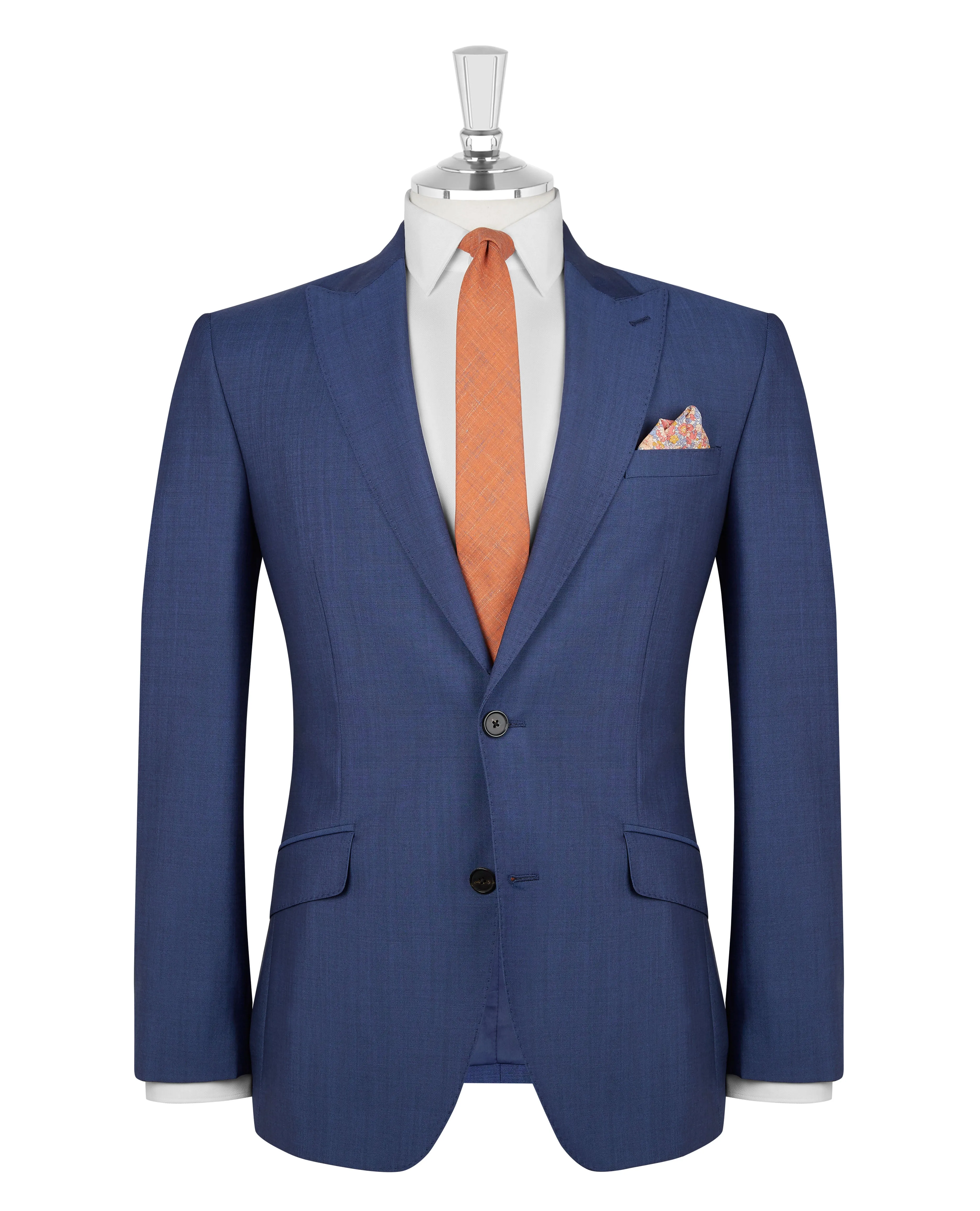 The Trafalgar Slim Fit Blue Jacket Navy sold by T.M.Lewin