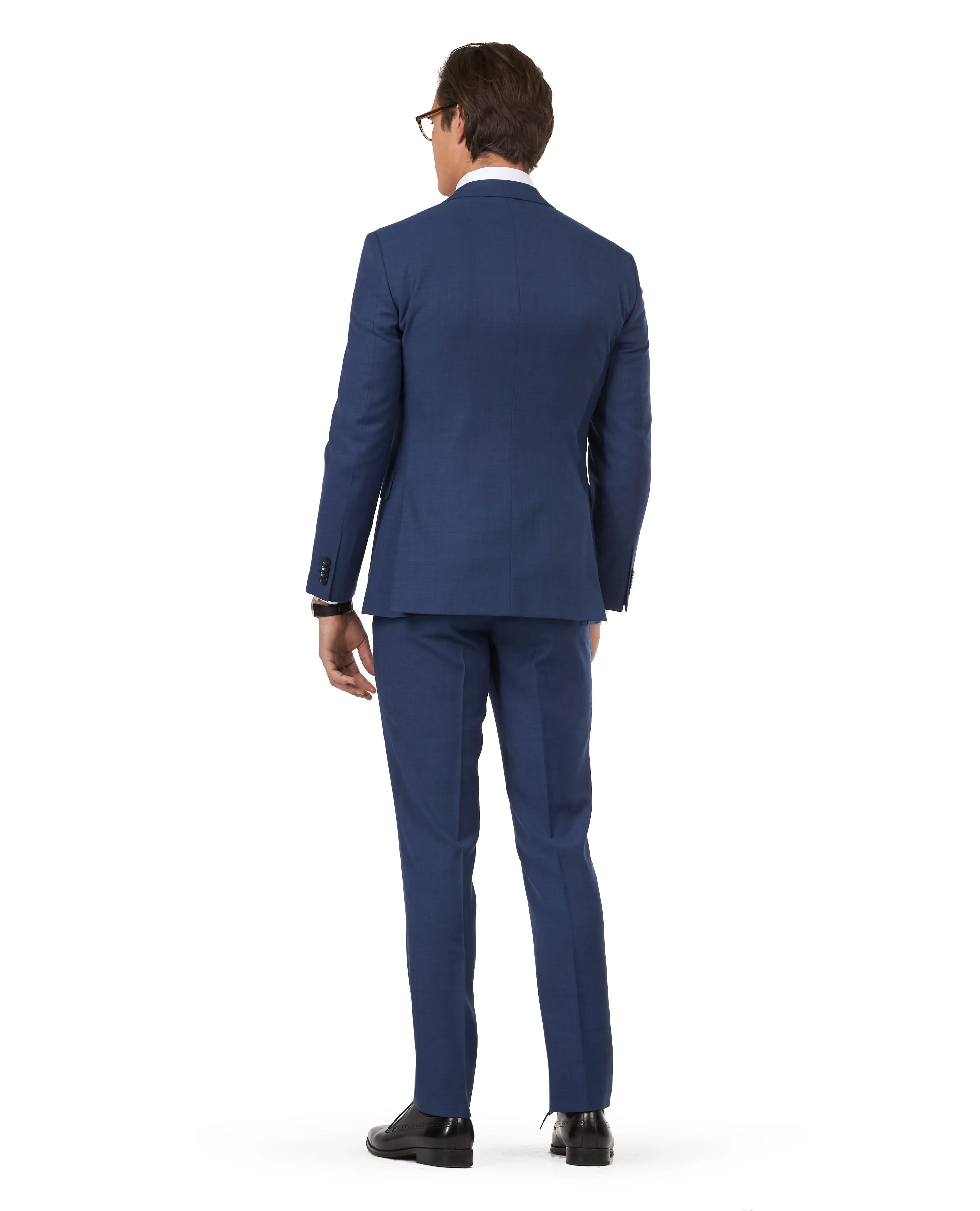 The Islington Slim Fit Blue Semi Plain Jacket sold by T.M.Lewin product image thumbnail 2