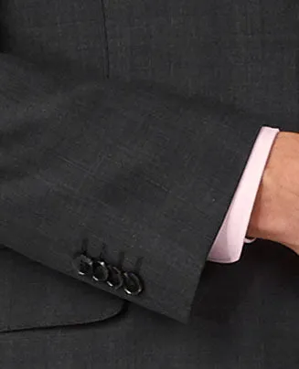 The Telegraph Regular Fit Grey Suit Jacket sold by T.M.Lewin product image thumbnail 4