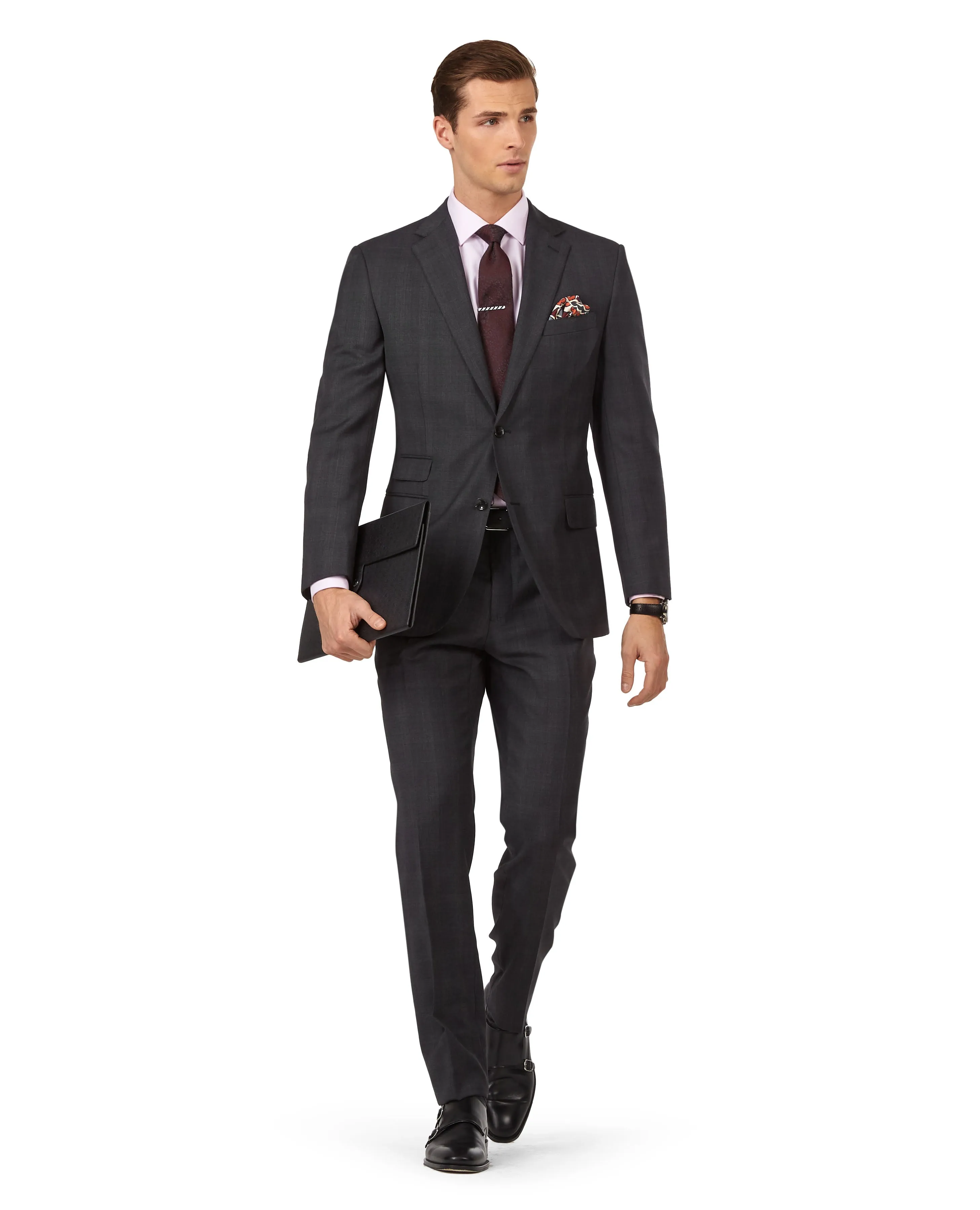 The Telegraph Regular Fit Grey Suit Jacket sold by T.M.Lewin