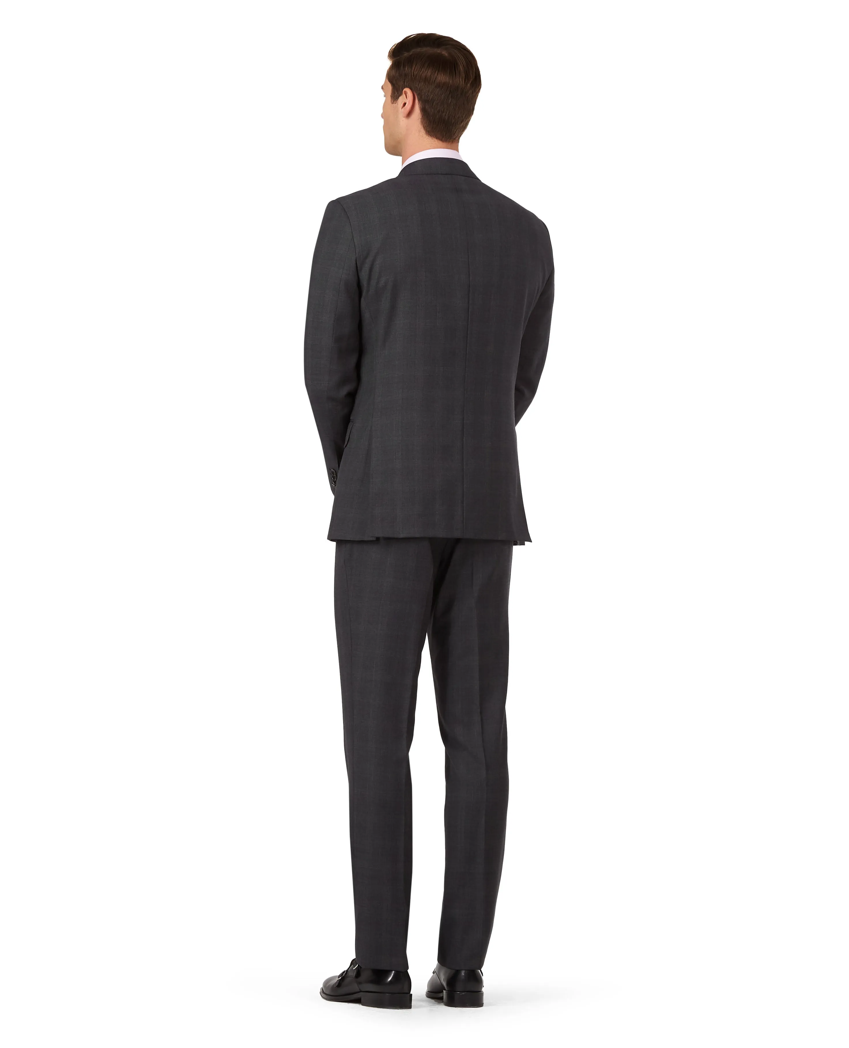 The Telegraph Regular Fit Grey Suit Jacket sold by T.M.Lewin product image thumbnail 2