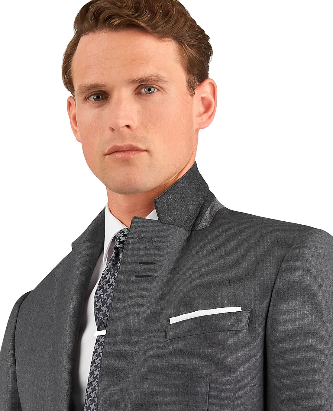 The Ravenscourt Slim Fit Grey Suit Jacket sold by T.M.Lewin product image thumbnail 5