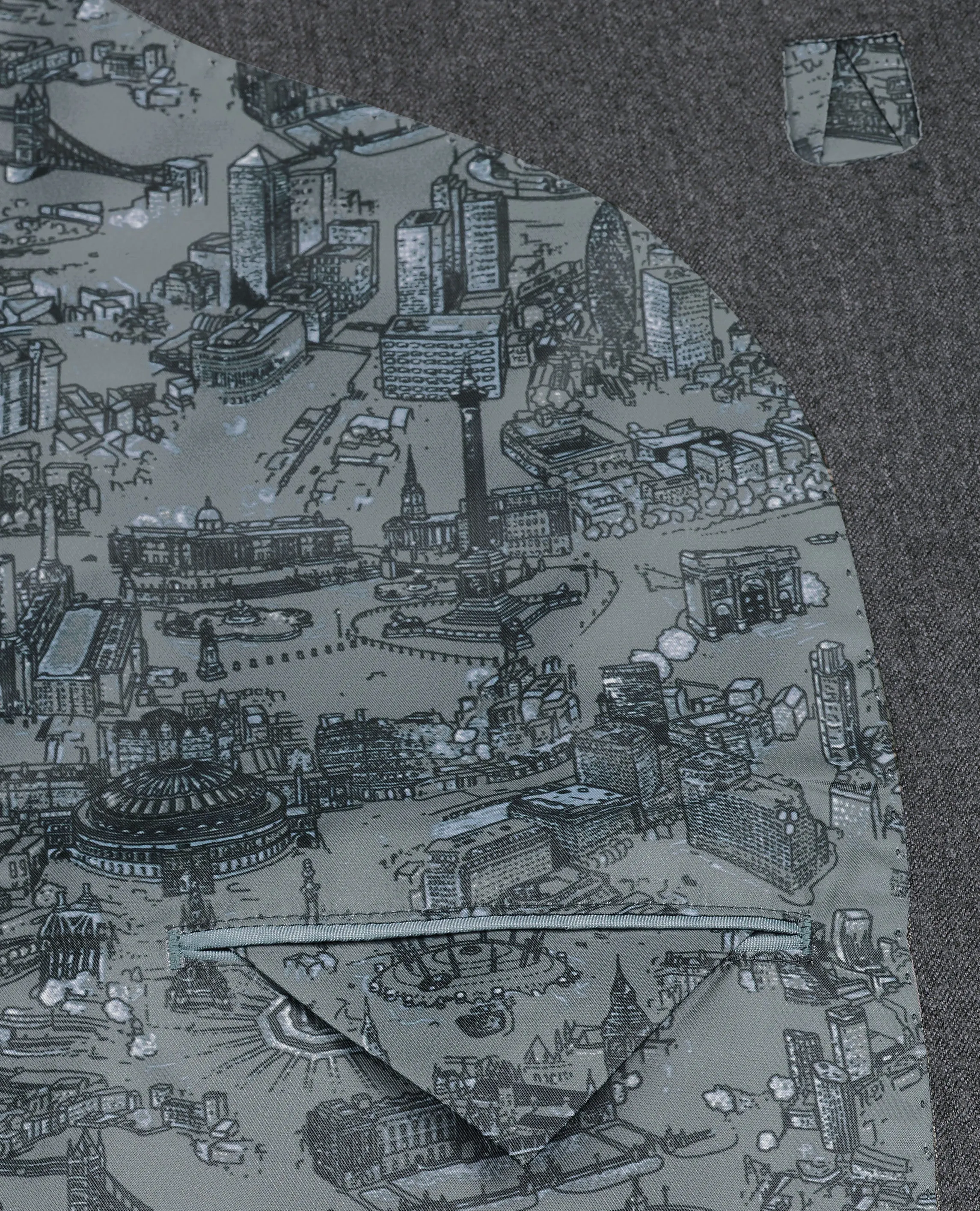 The Banksy Brushed Wool Jacket sold by T.M.Lewin product image thumbnail 3