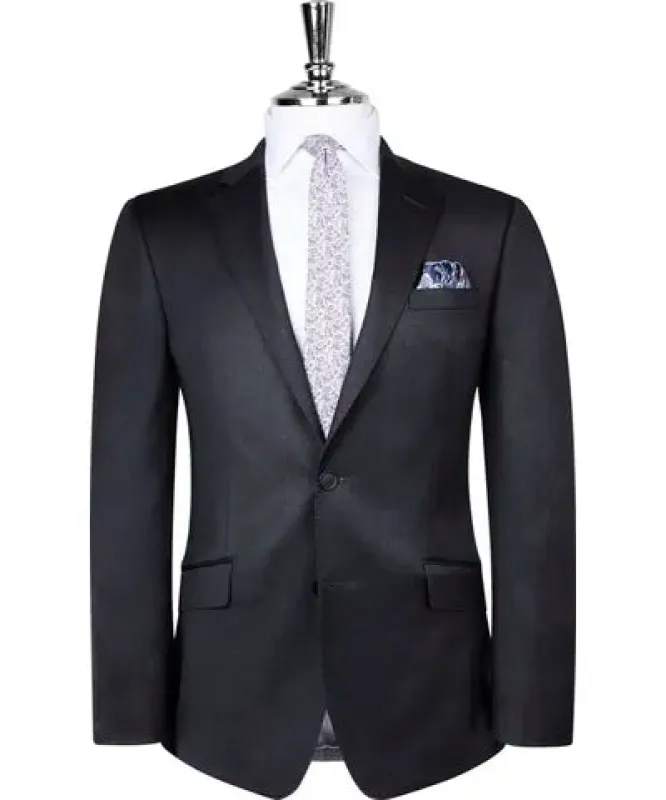 The Acton Slim Fit Charcoal Twill Jacket sold by T.M.Lewin