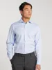 Non-Iron Plain Light Blue Twill Regular Fit Single Cuff Classic Collar sold by T.M.Lewin