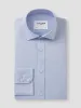 Non-Iron Plain Light Blue Twill Regular Fit Single Cuff Classic Collar sold by T.M.Lewin