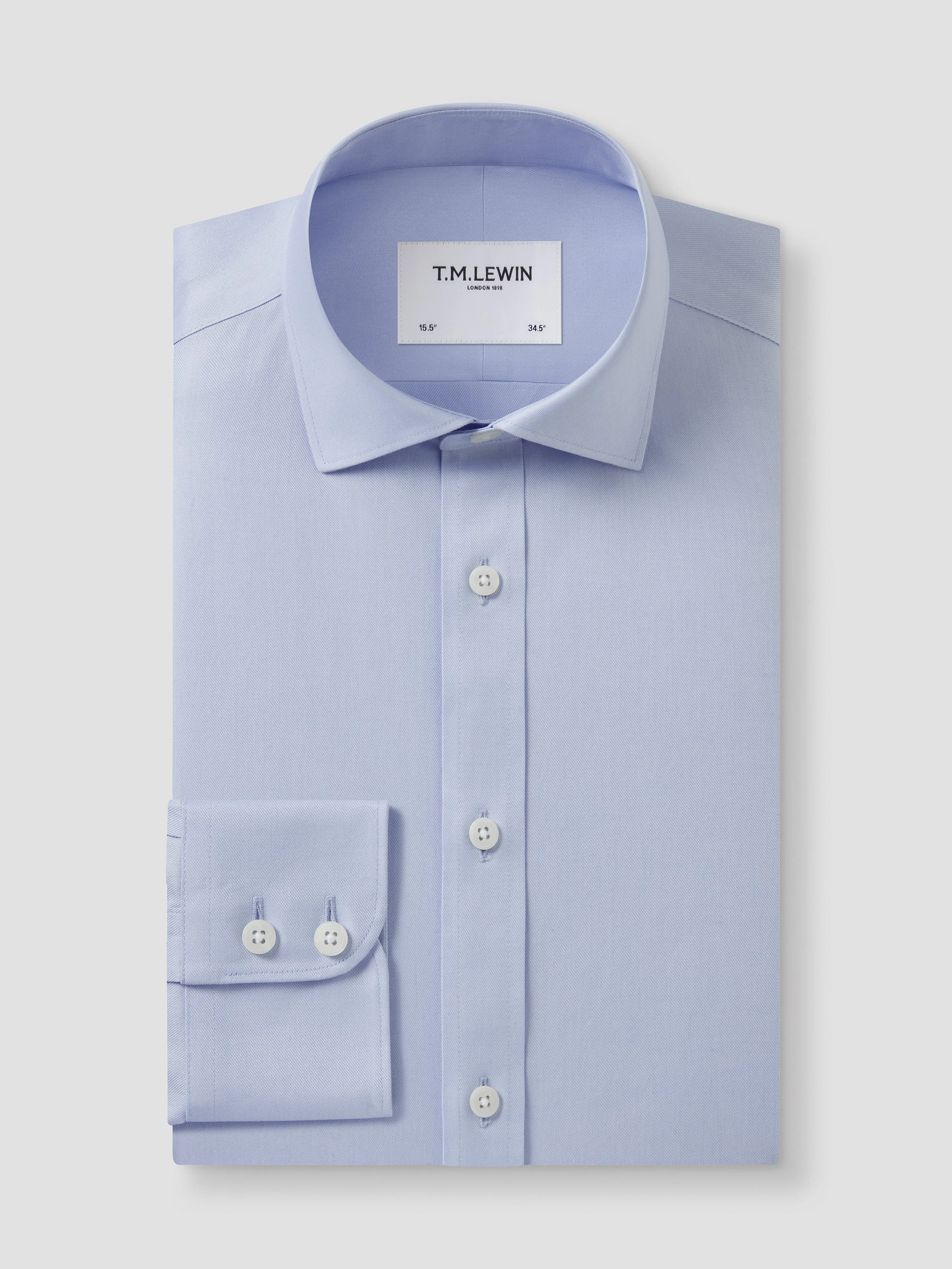 The Non-Iron Twill Shirt sold by T.M.Lewin
