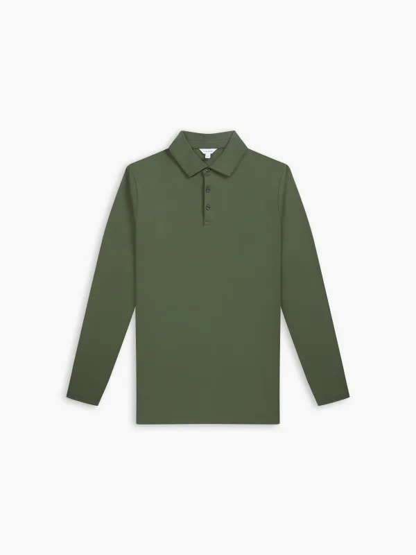 The Long Sleeve Smart Jersey Polo sold by T.M.Lewin
