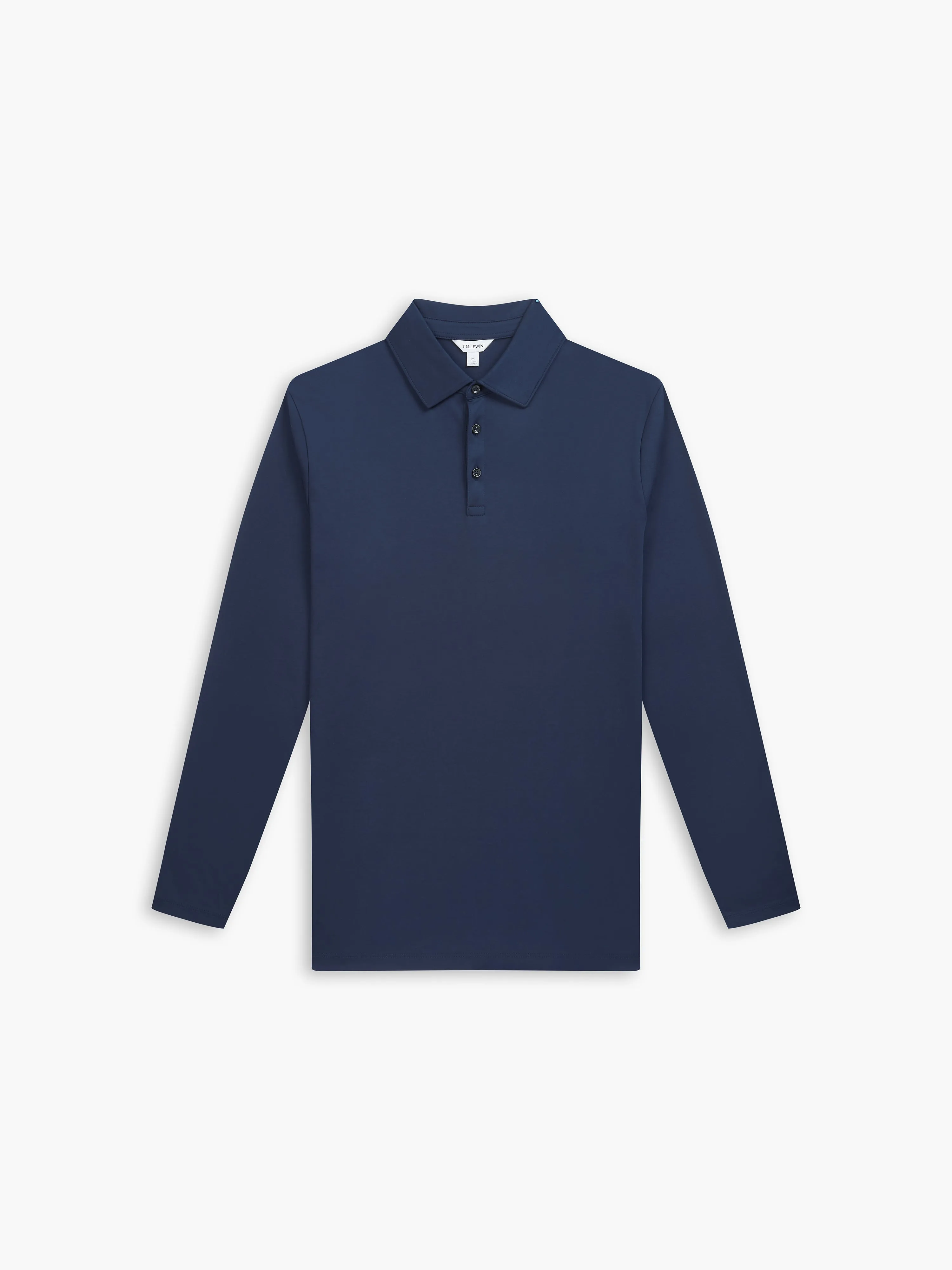 The Long Sleeve Smart Jersey Polo sold by T.M.Lewin