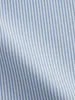 Non-Iron Bengal Stripe Light Blue Poplin Fitted Single Cuff Classic Collar Shirt sold by T.M.Lewin