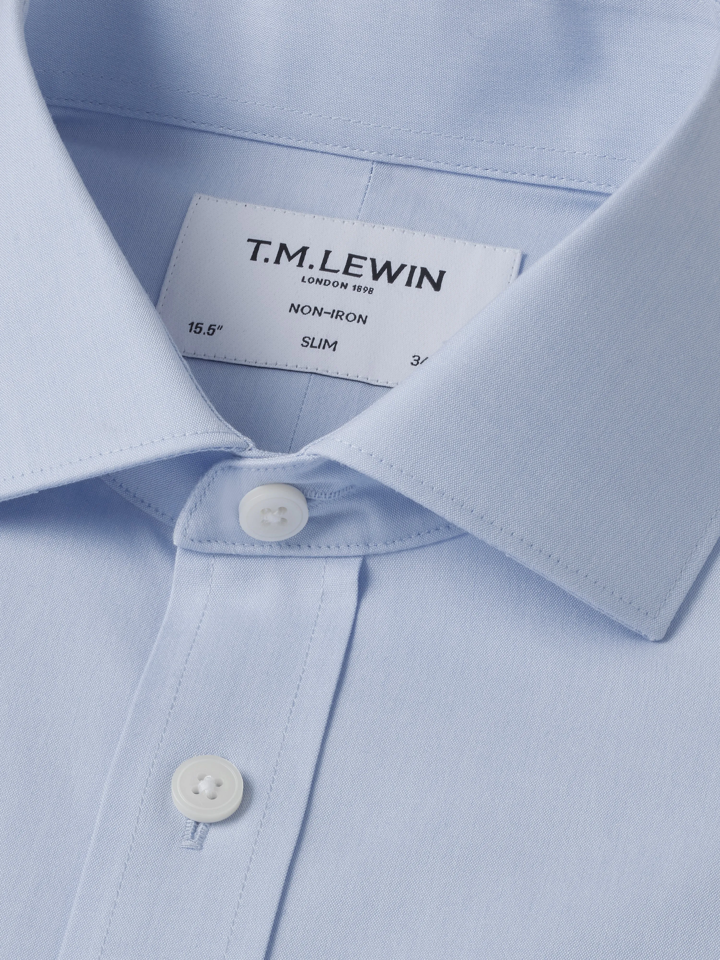 The Non-Iron Poplin Shirt sold by T.M.Lewin product image thumbnail 2