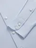 Non-Iron Plain Light Blue Poplin Slim Fit Single Cuff Classic Collar Shirt sold by T.M.Lewin