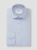 Non-Iron Plain Light Blue Poplin Slim Fit Single Cuff Classic Collar Shirt sold by T.M.Lewin