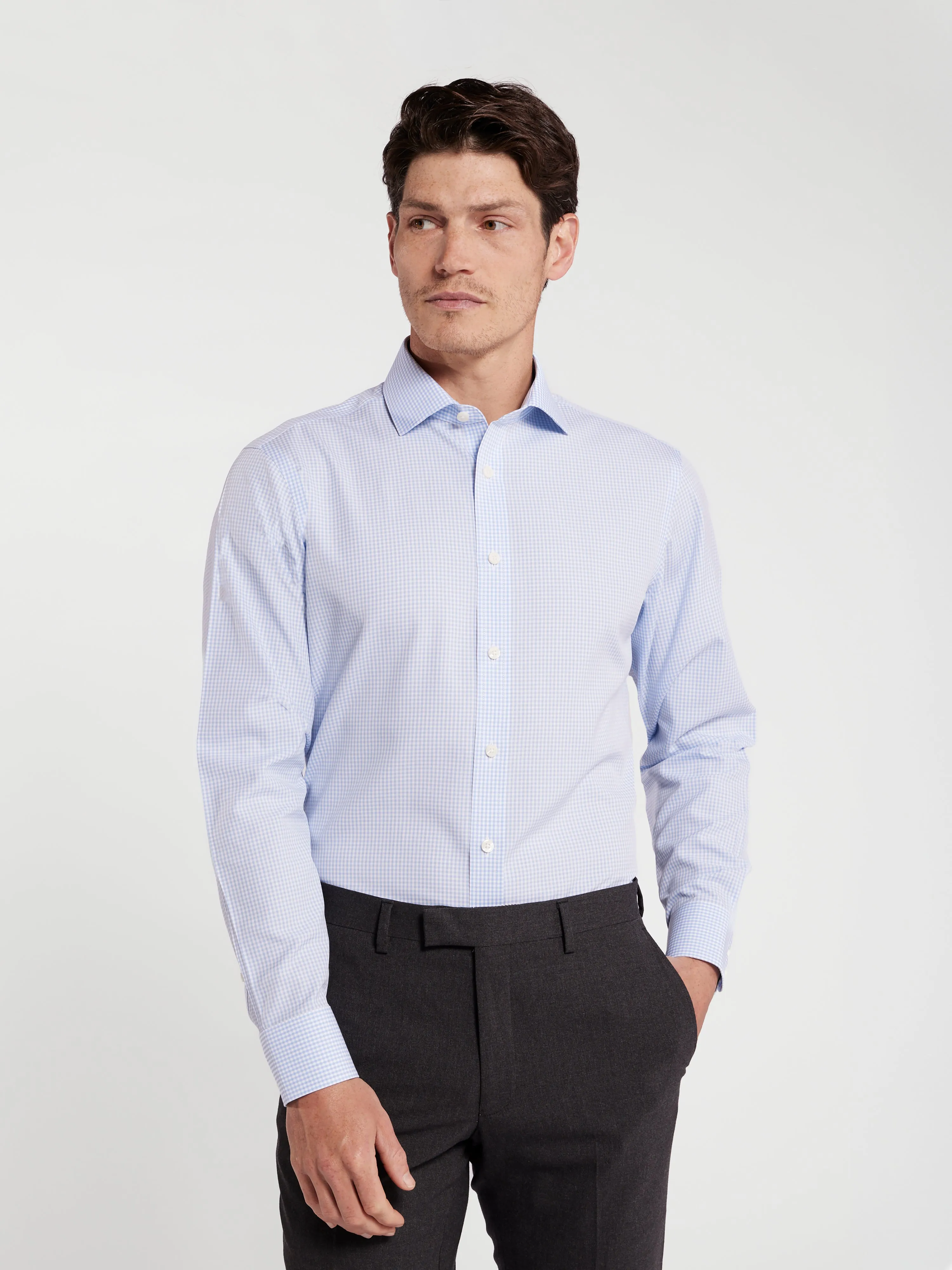 The Non-Iron Poplin Shirt sold by T.M.Lewin product image thumbnail 2