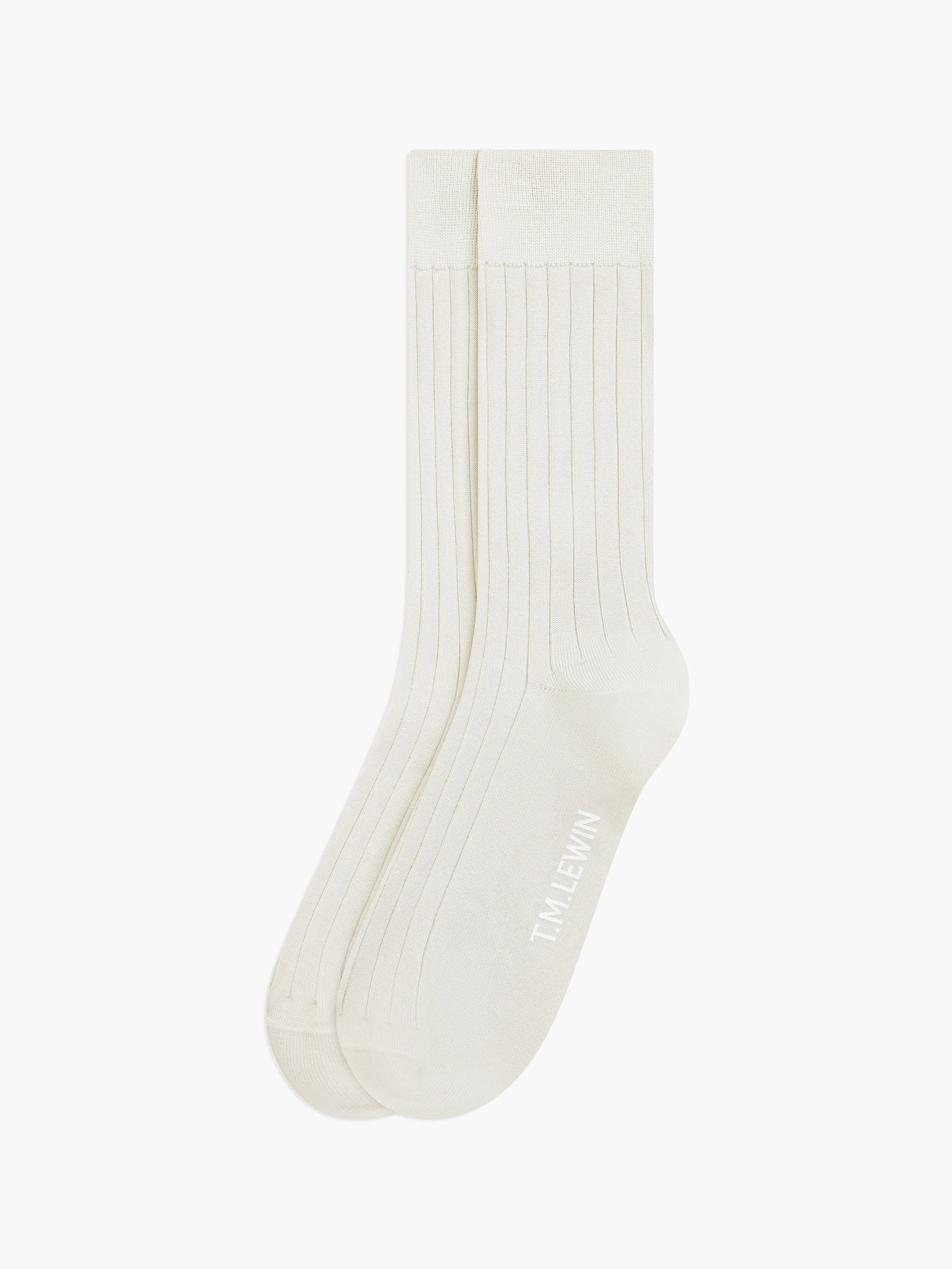 The Mercerised Ribbed Socks sold by T.M.Lewin