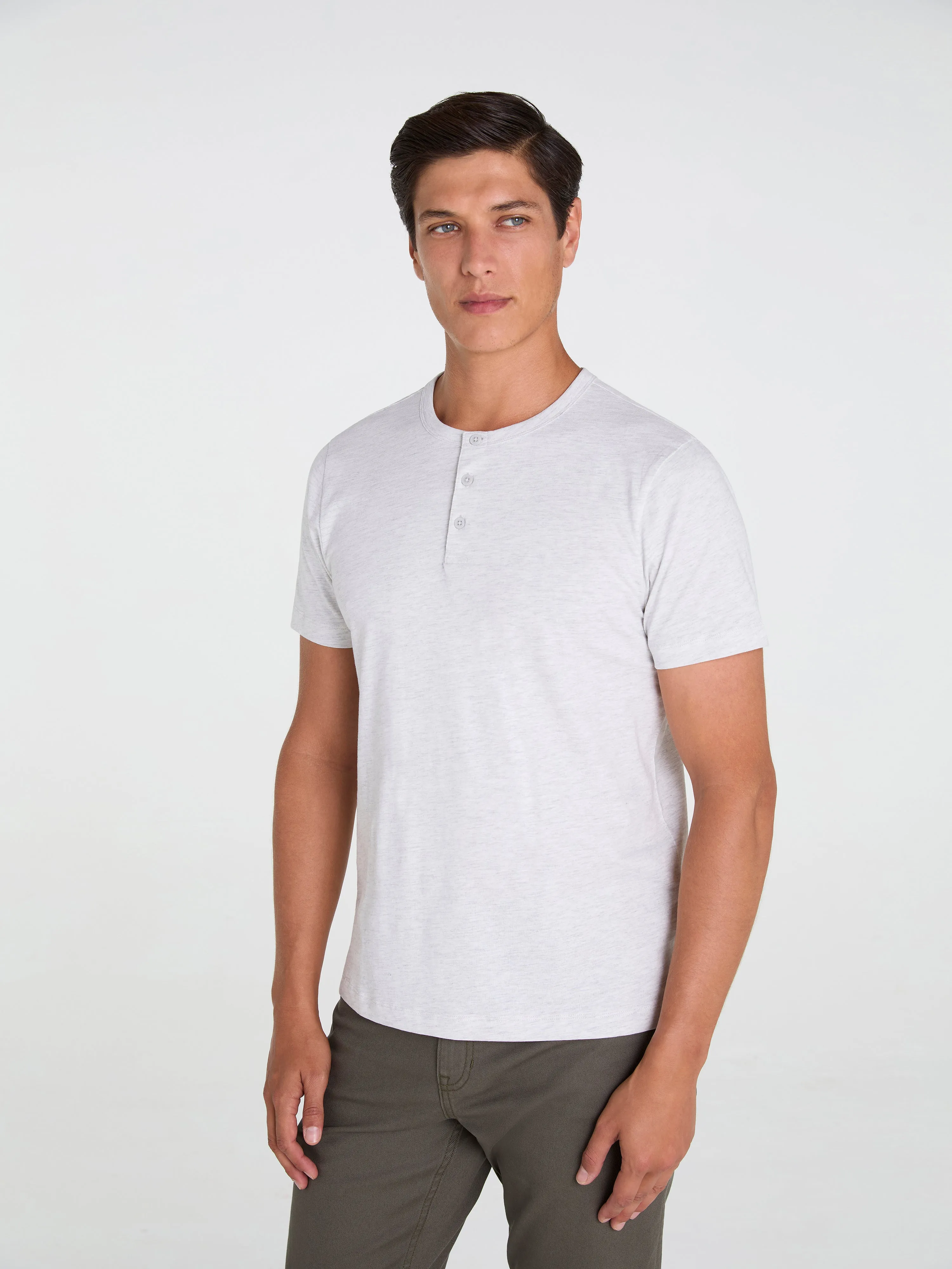 The Short Sleeve Henley sold by T.M.Lewin product image thumbnail 2