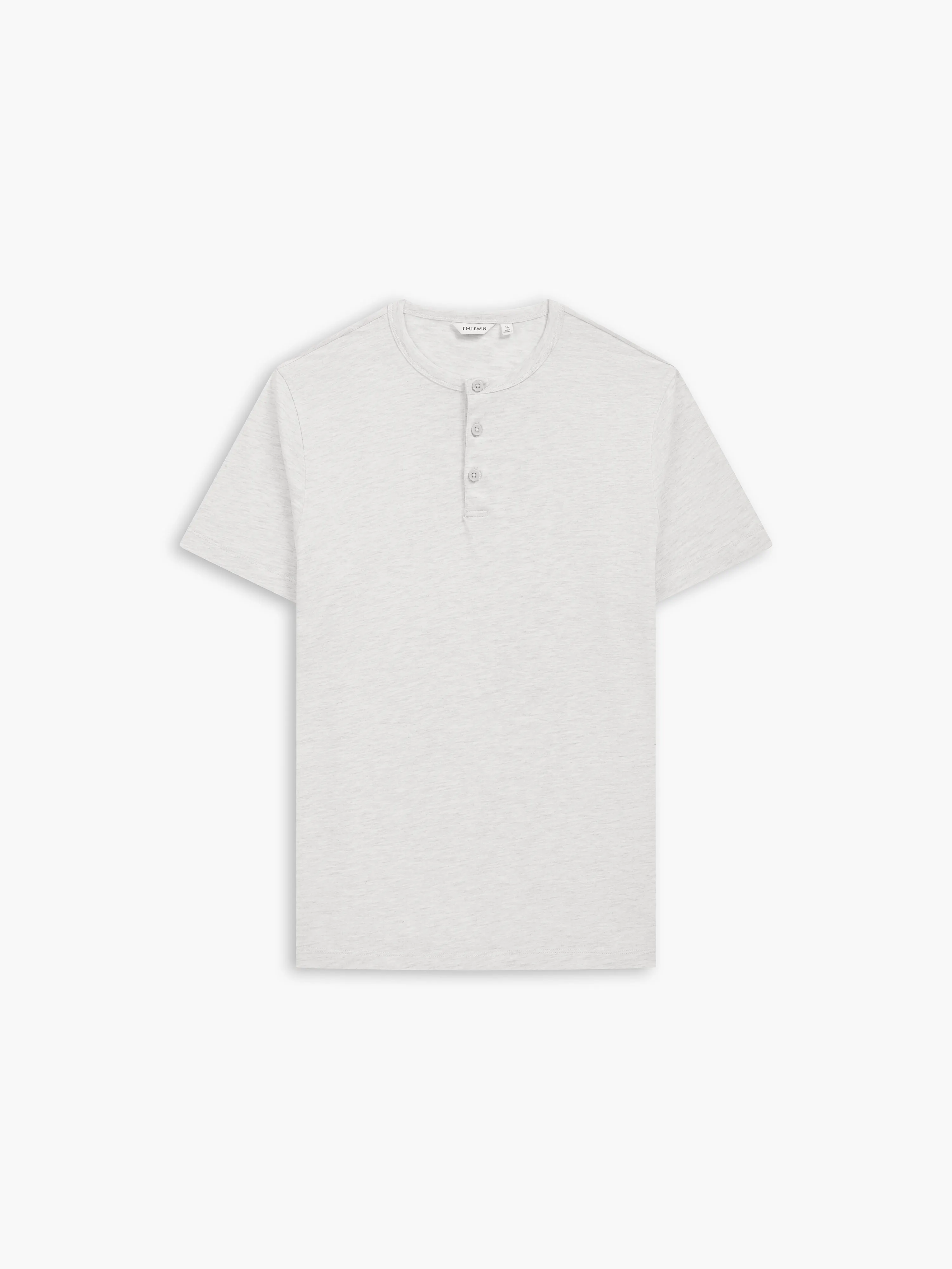 The Short Sleeve Henley sold by T.M.Lewin