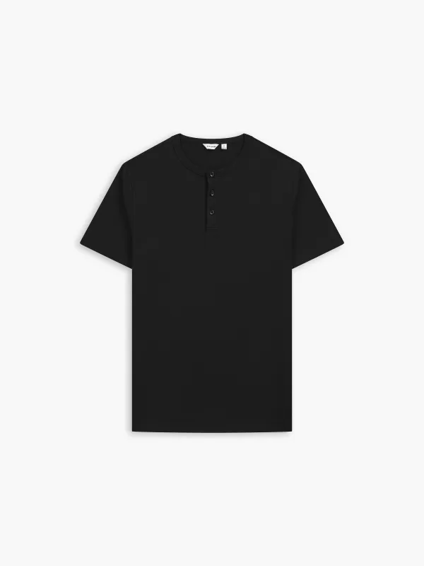 The Short Sleeve Henley sold by T.M.Lewin