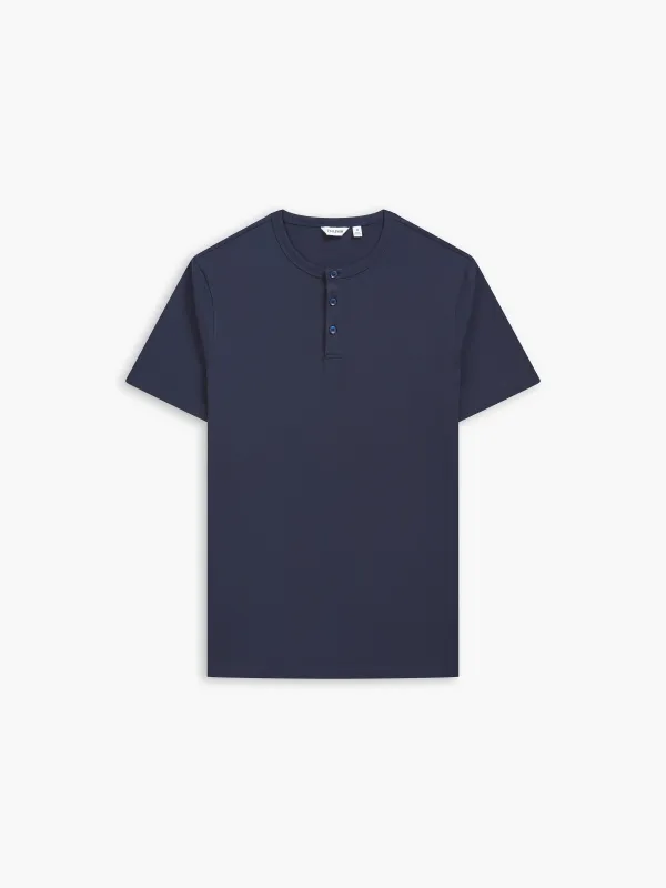 The Short Sleeve Henley sold by T.M.Lewin