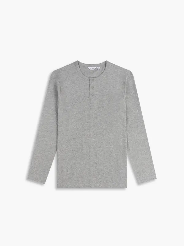 The Long Sleeve Henley sold by T.M.Lewin