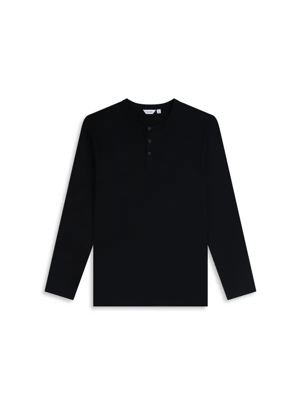 The Long Sleeve Henley sold by T.M.Lewin