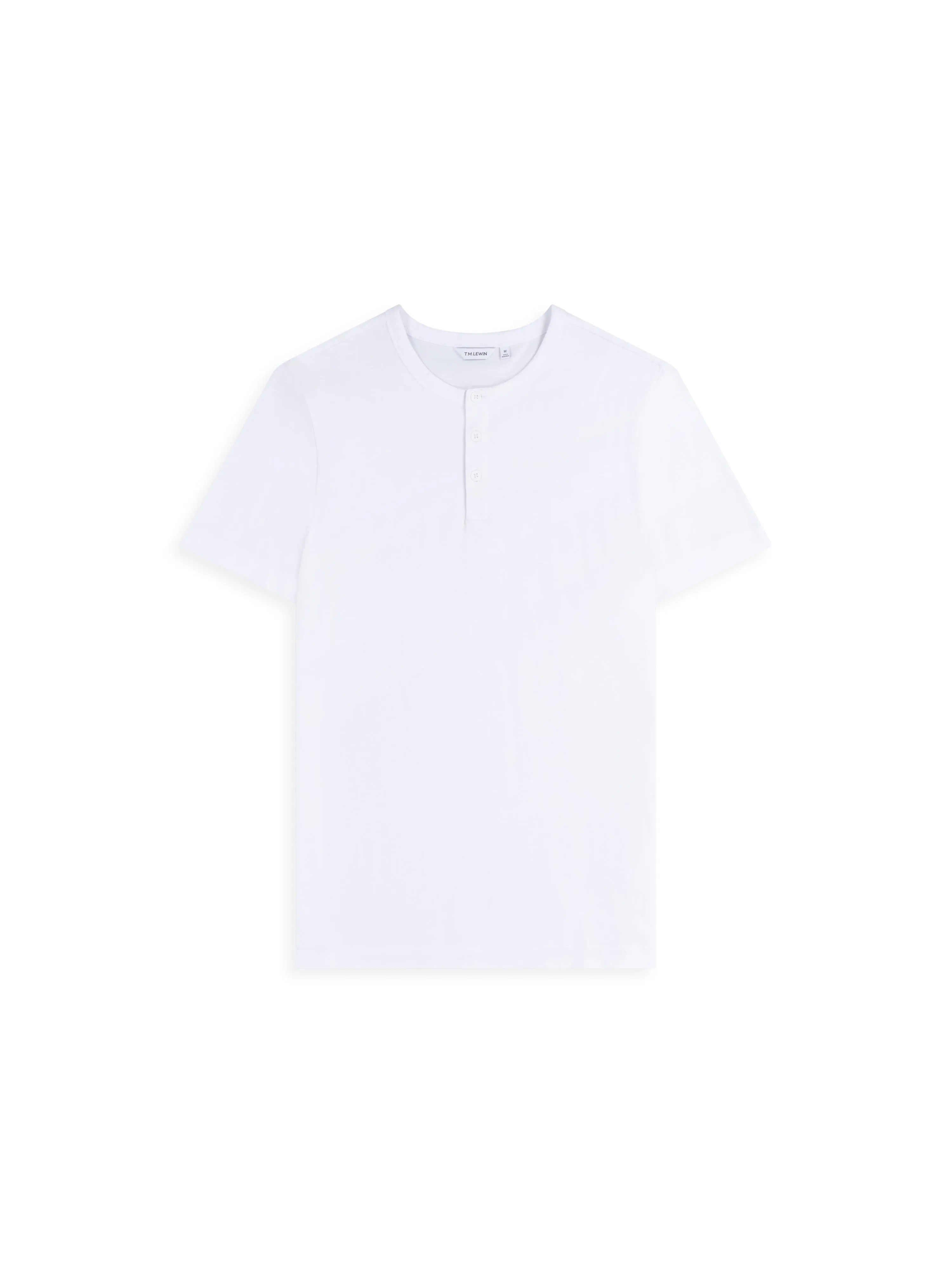 The Short Sleeve Henley sold by T.M.Lewin