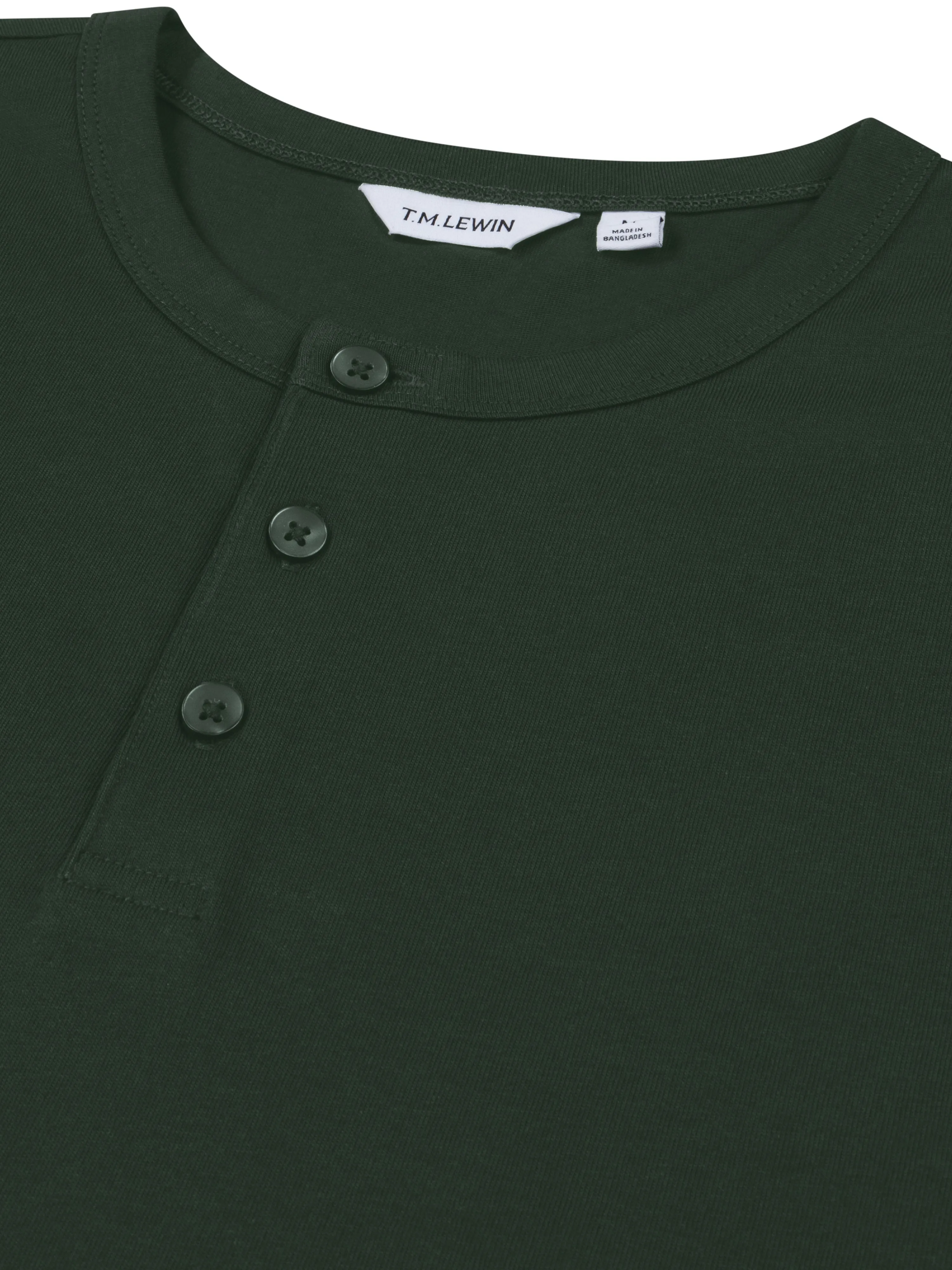 The Short Sleeve Henley sold by T.M.Lewin product image thumbnail 2