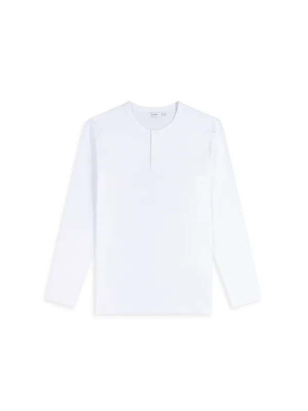 The Long Sleeve Henley sold by T.M.Lewin