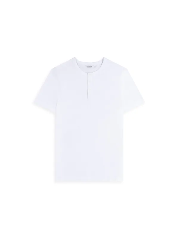The Short Sleeve Henley sold by T.M.Lewin