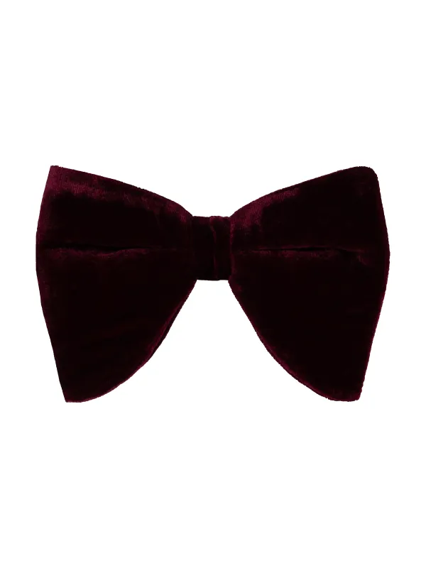 The Oversized Velvet Bow Tie sold by T.M.Lewin
