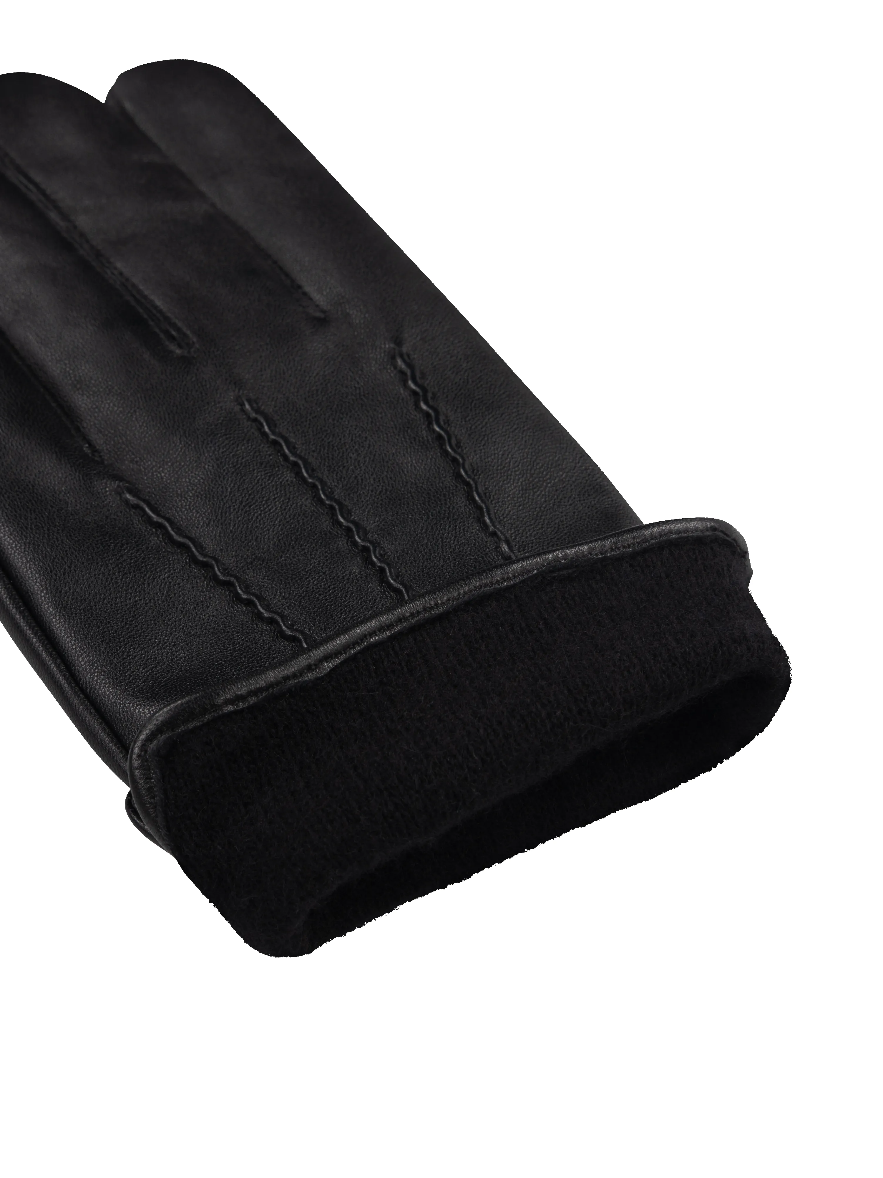 The Cashmere Lined Leather Gloves sold by T.M.Lewin product image thumbnail 4