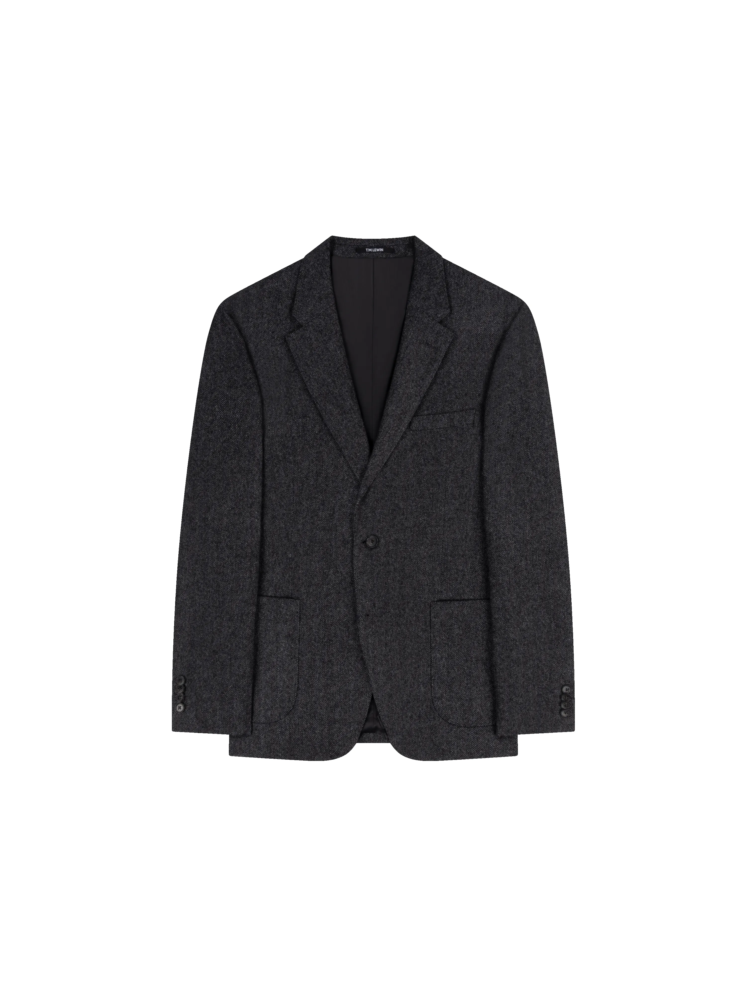 The Dulwich Herringbone Blazer sold by T.M.Lewin