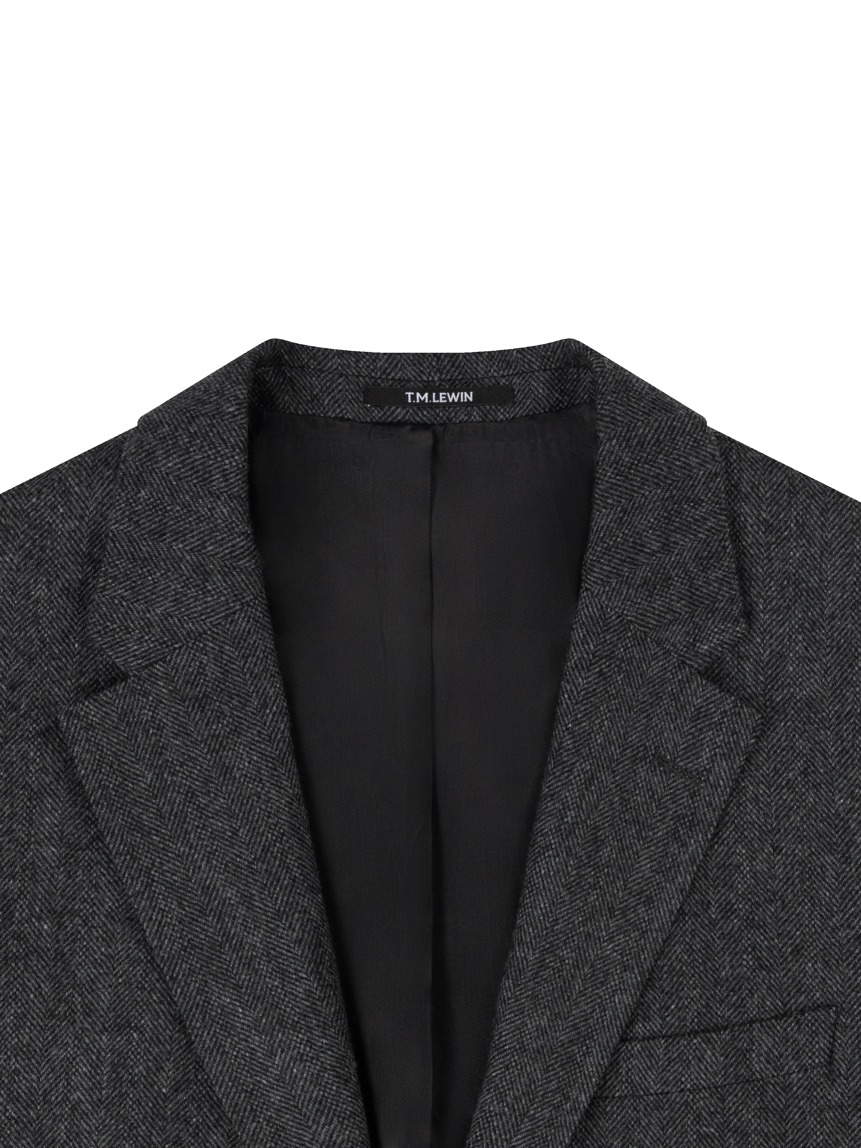 The Dulwich Herringbone Blazer sold by T.M.Lewin product image thumbnail 2