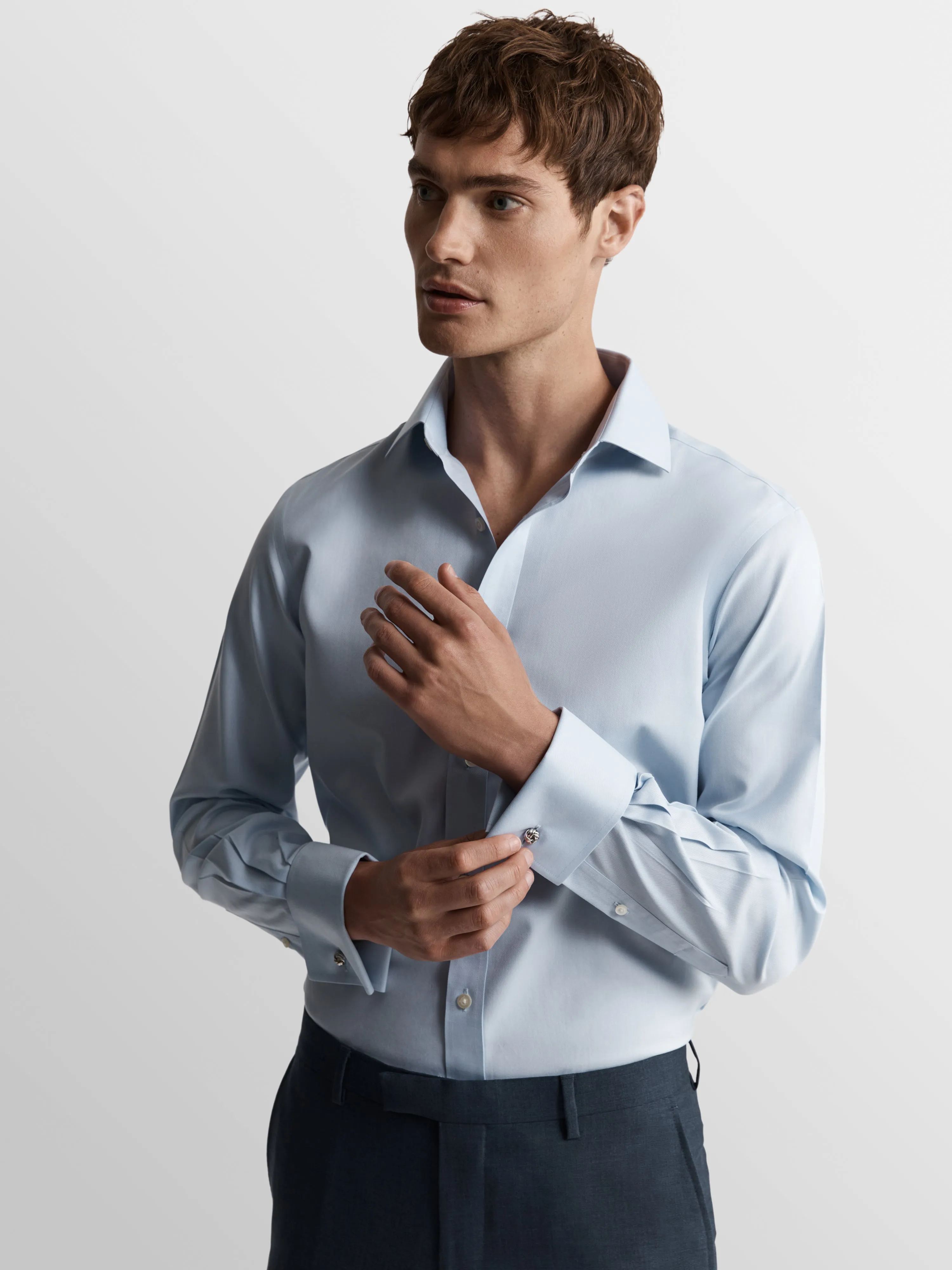The Non-Iron Twill Shirt sold by T.M.Lewin
