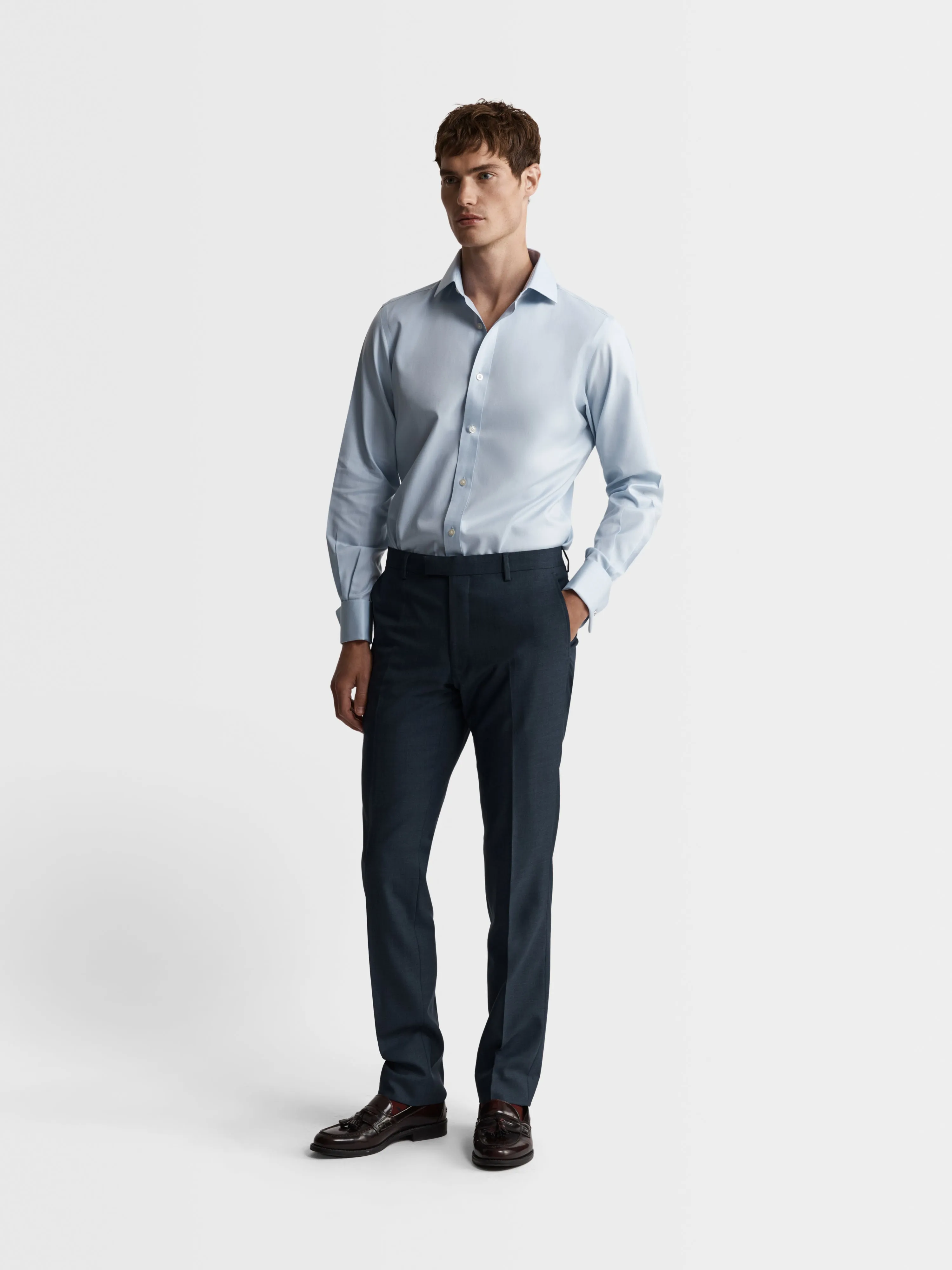 The Non-Iron Twill Shirt sold by T.M.Lewin product image thumbnail 4