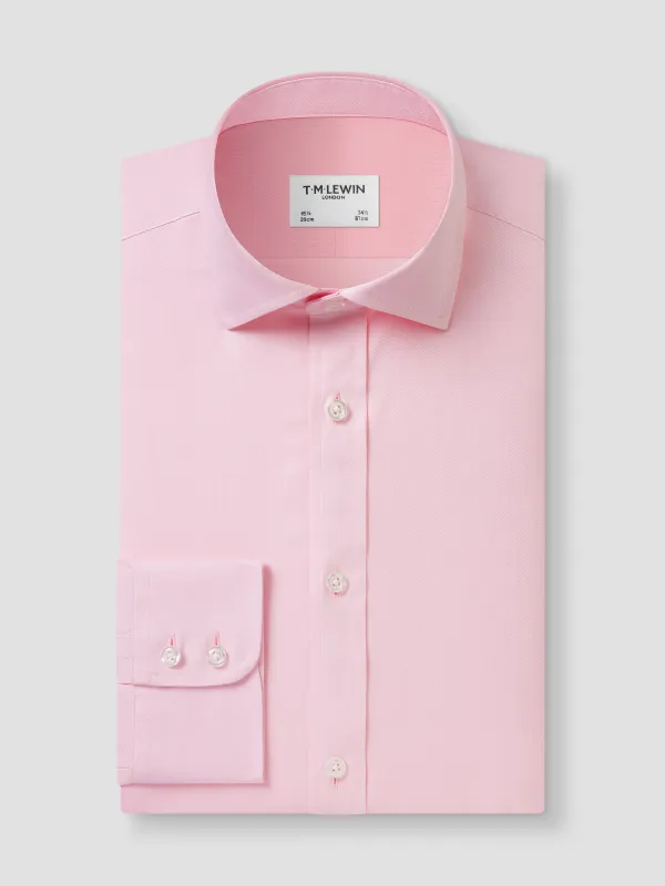 The Non-Iron Lightweight Twill Shirt made by T.M.Lewin