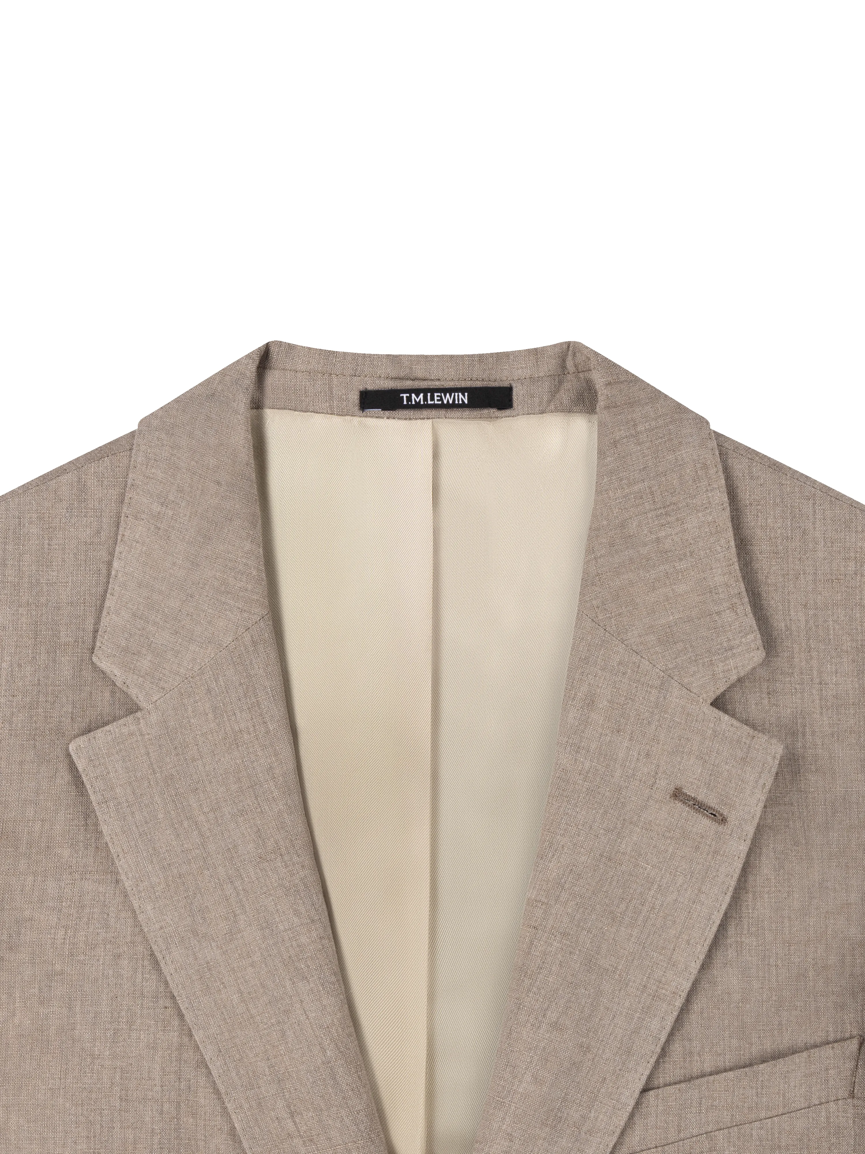 The Biella Linen Blazer sold by T.M.Lewin product image thumbnail 2