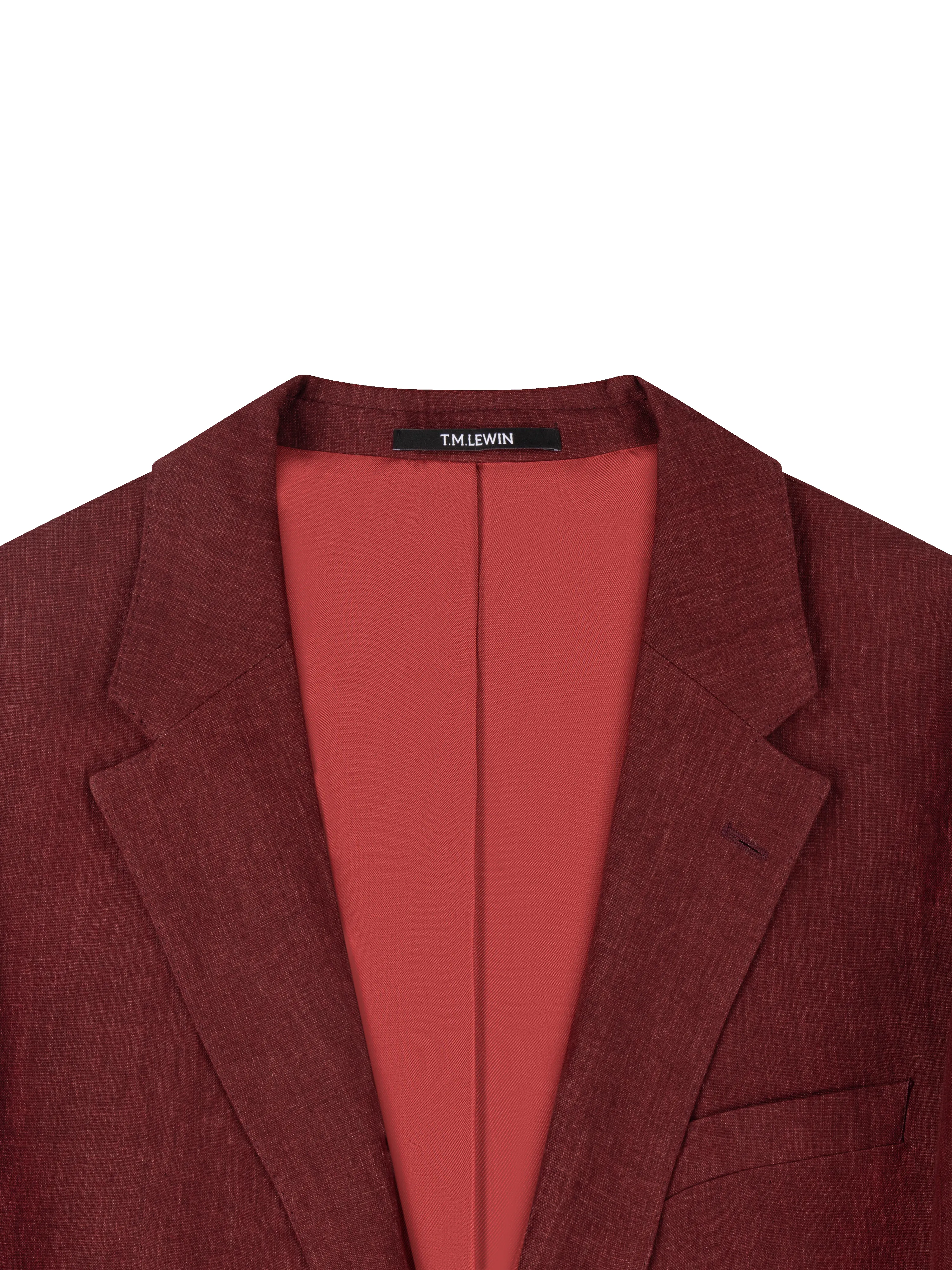 The Biella Linen Blazer sold by T.M.Lewin product image thumbnail 2