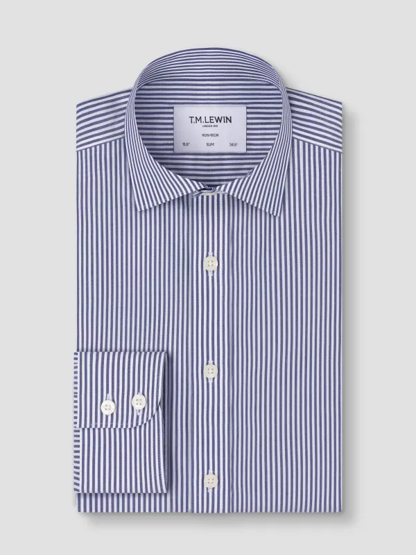 The Non-Iron Poplin Shirt made by T.M.Lewin