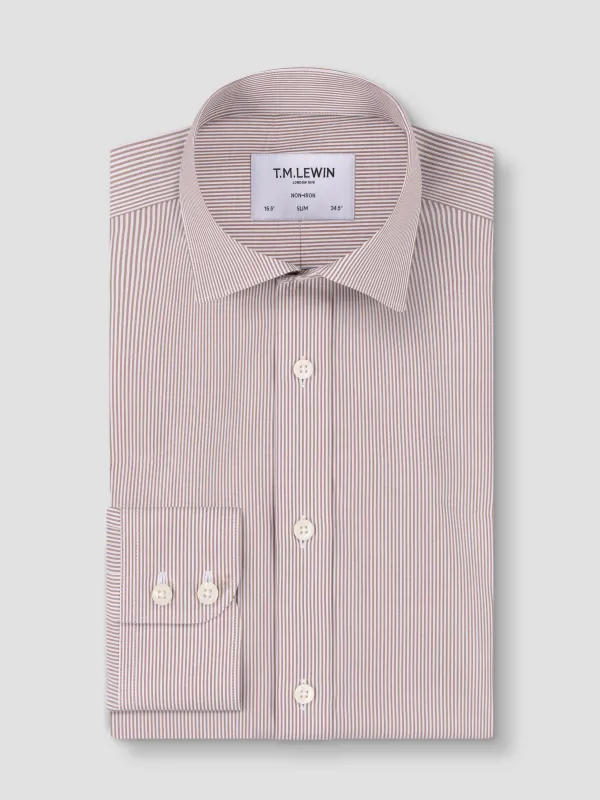 The Non-Iron Poplin Shirt made by T.M.Lewin