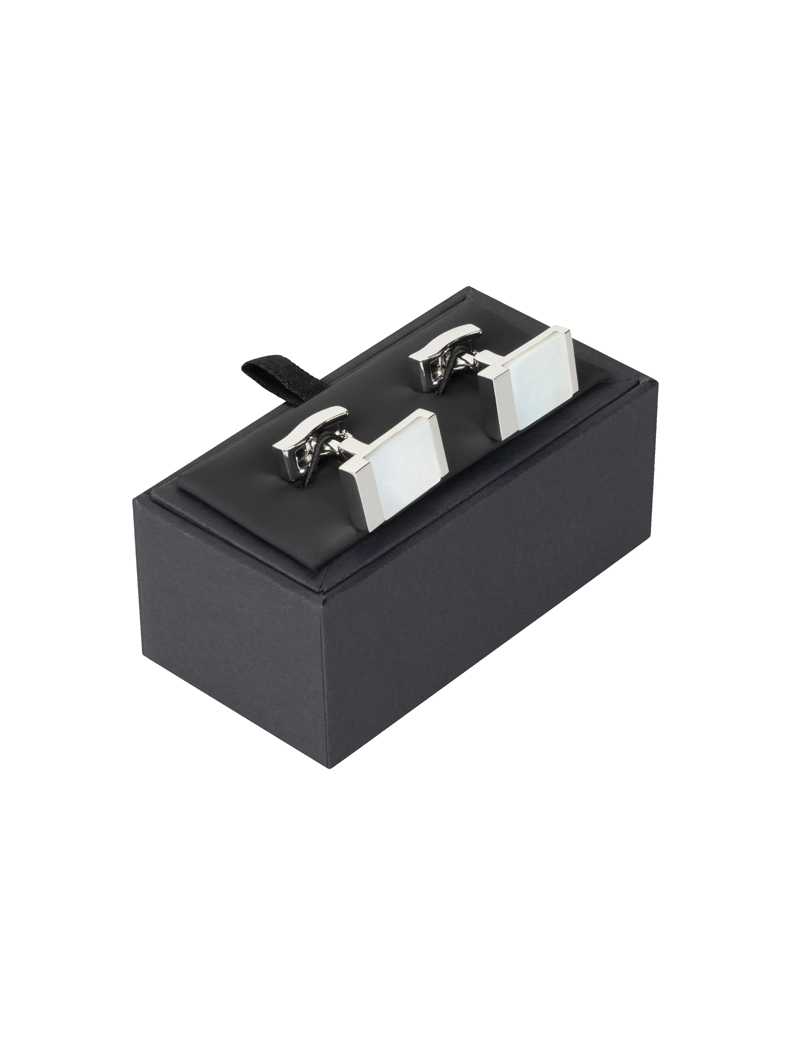 The Mother of Pearl Rectangle Cufflinks sold by T.M.Lewin product image thumbnail 2