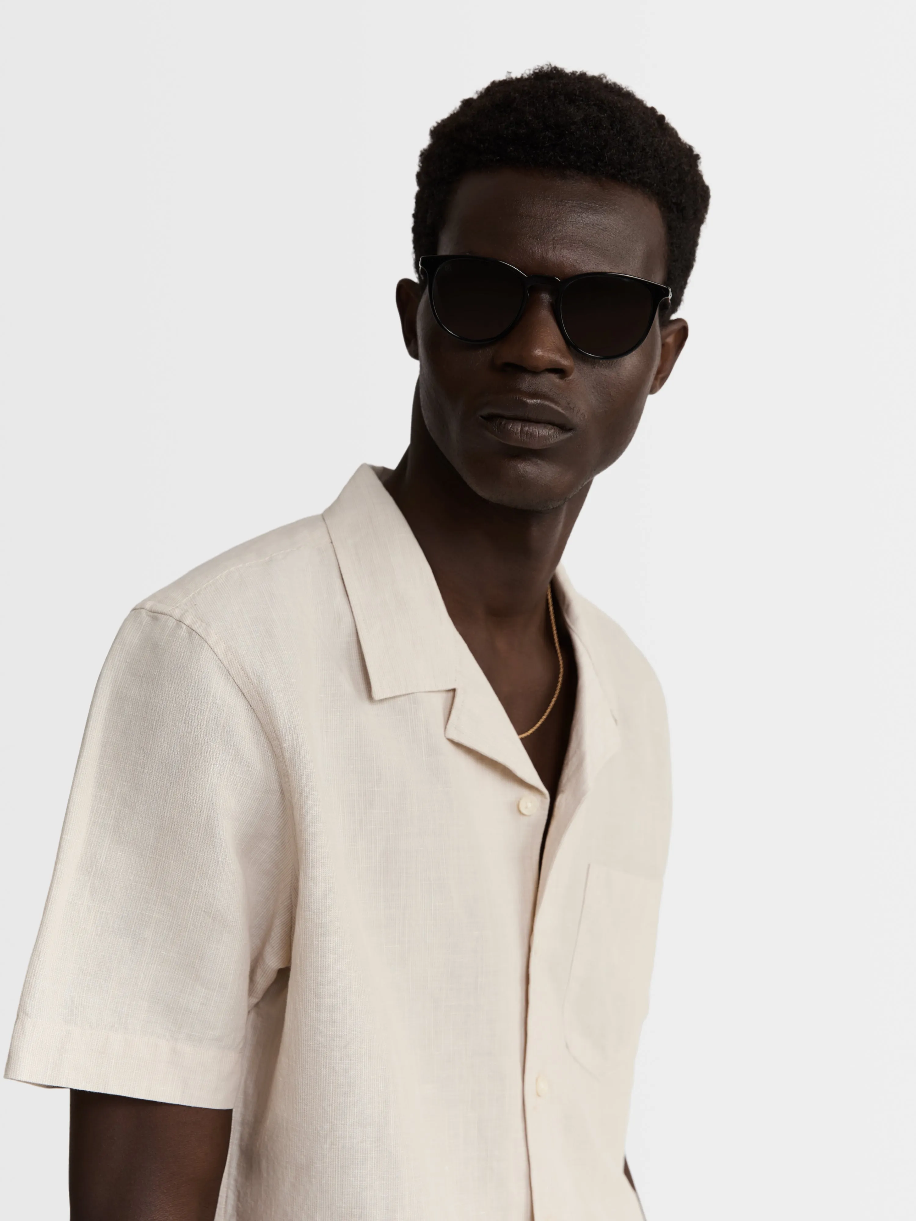 The Short Sleeve Linen Shirt sold by T.M.Lewin product image thumbnail 4