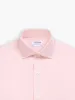 Non-Iron Pink Twill Slim Fit Single Cuff Classic Collar Shirt sold by T.M.Lewin