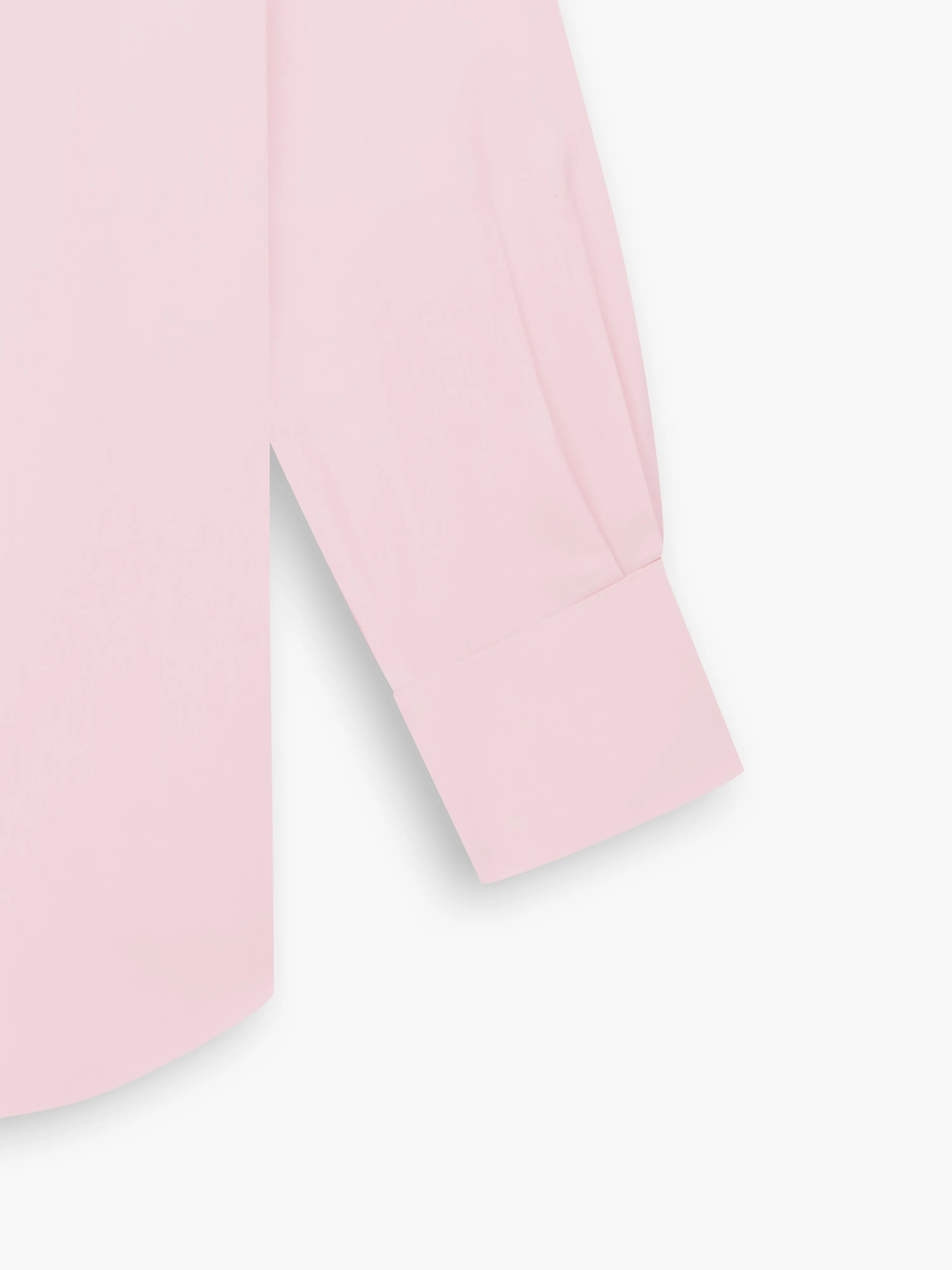 Non-Iron Pink Plain Twill Slim Fit Single Cuff Classic Collar Shirt sold by T.M.Lewin product image thumbnail 3